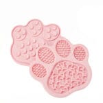 Pink cat's claw shaped slow food bowl